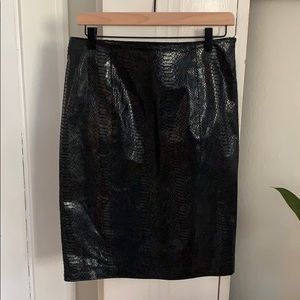 Leather Skirt